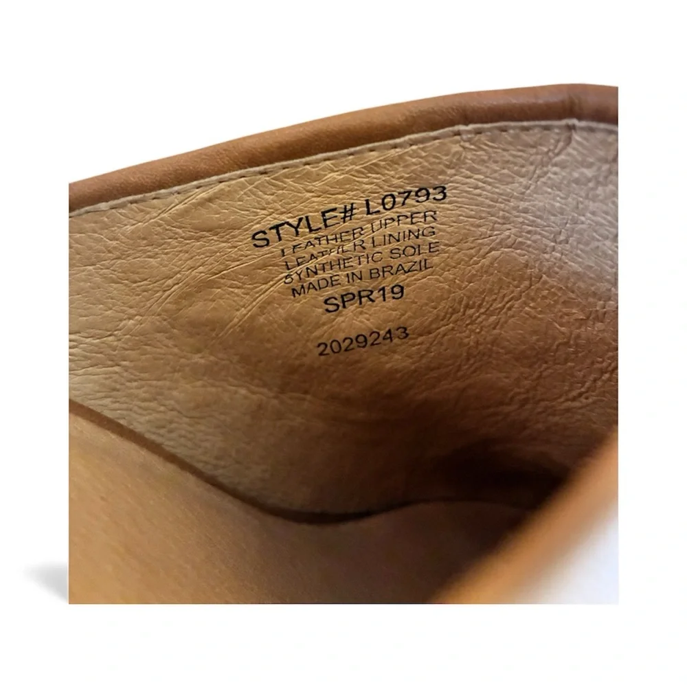 Madewell Tan Woven Leather Mules - Picture 5 of 7